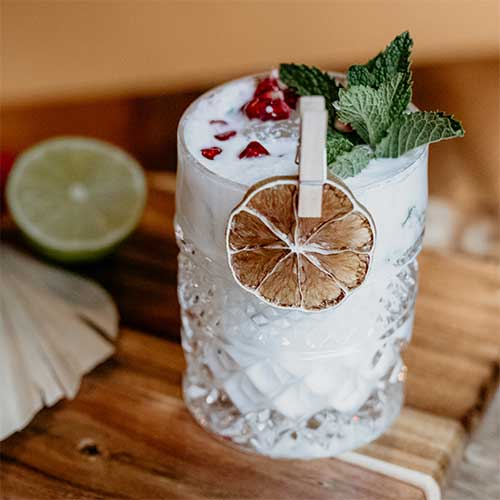 Barecular's Signature Winter Holiday Mojito Cocktail Catering in the GTA