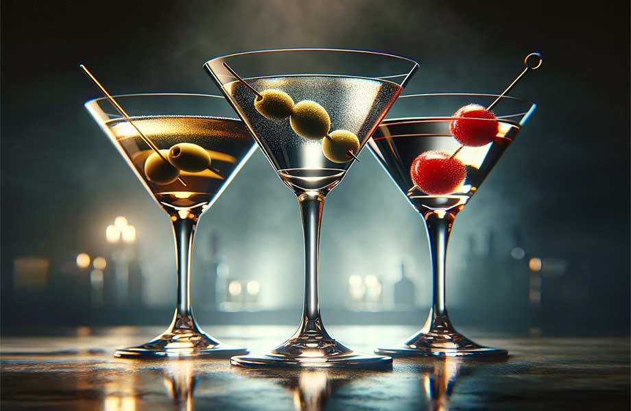 Barecular provides mobile Martini bar cocktail catering services